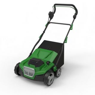 40V 3000RMP Battery Sweeper with a 45L Grass Collector 380mm Working Width and 5 Optional Working Depths